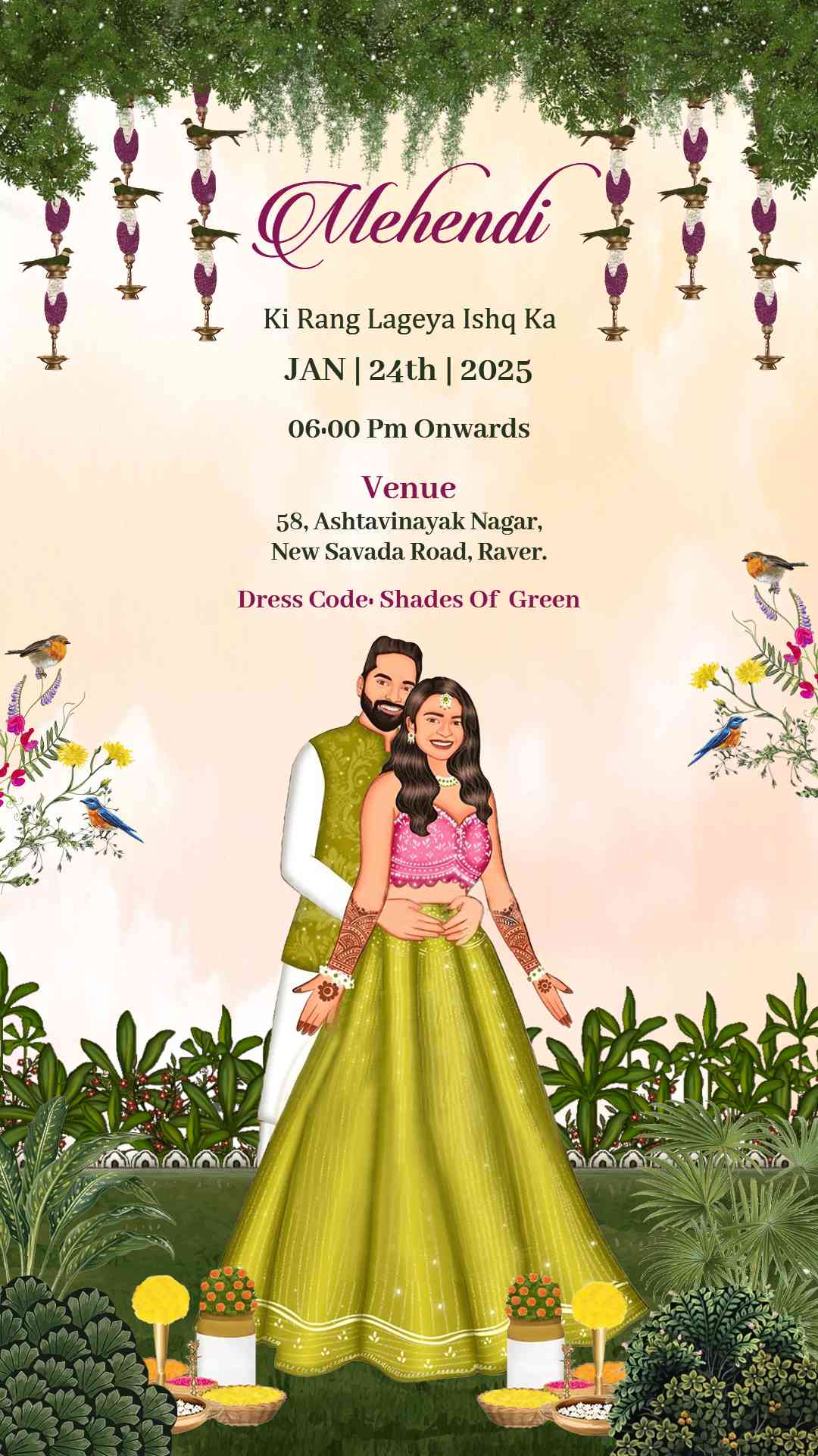 Wedding Invitation PDF | Editable Digital Wedding Card for WhatsApp & Print - Image 4