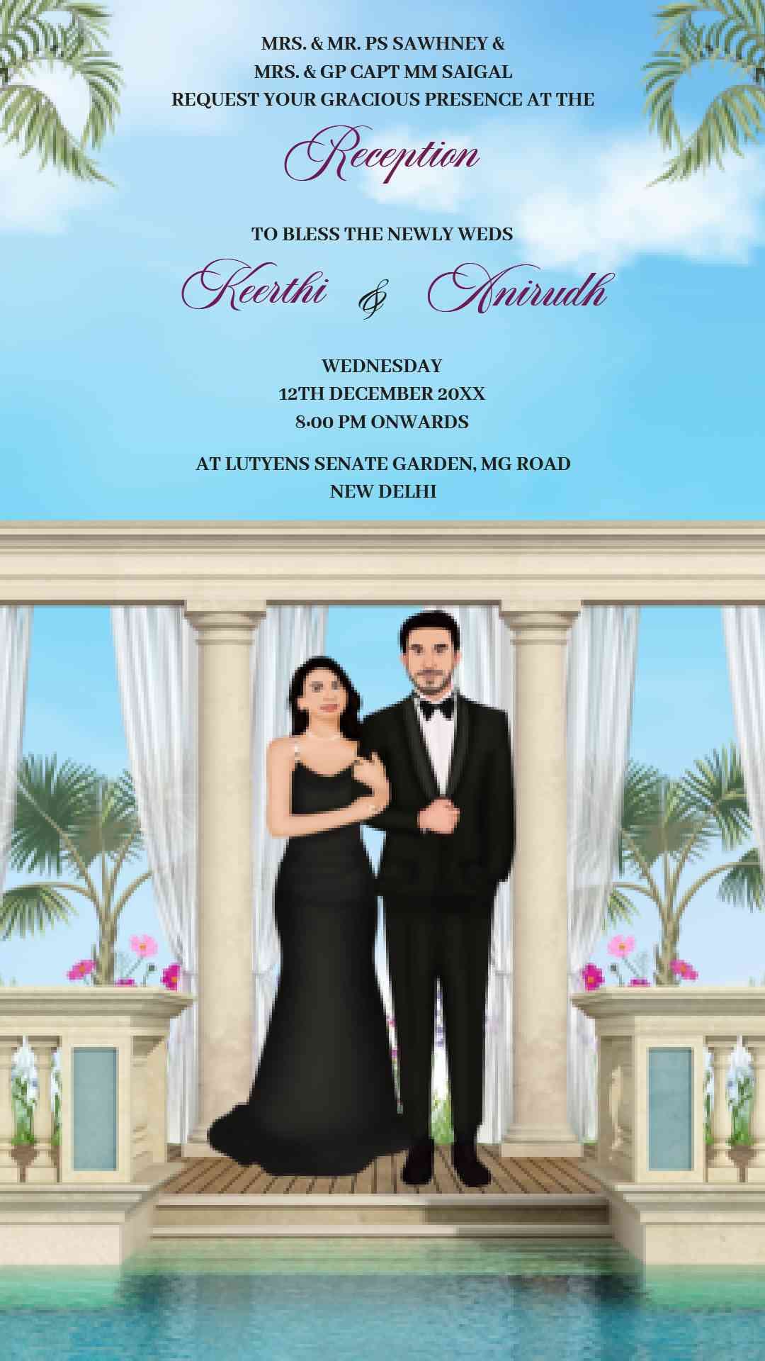 Wedding Invitation PDF | Editable Digital Wedding Card for WhatsApp & Print - Image 6